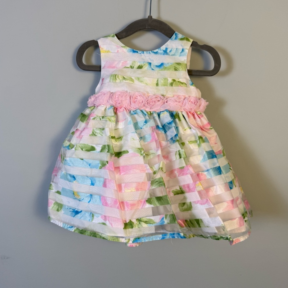 Girls Pastel Easter Dress 12 months